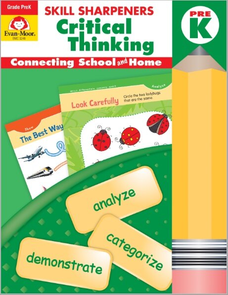 [Evan-Moor] Skill Sharpeners Critical Thinking Pre K (Paperback)