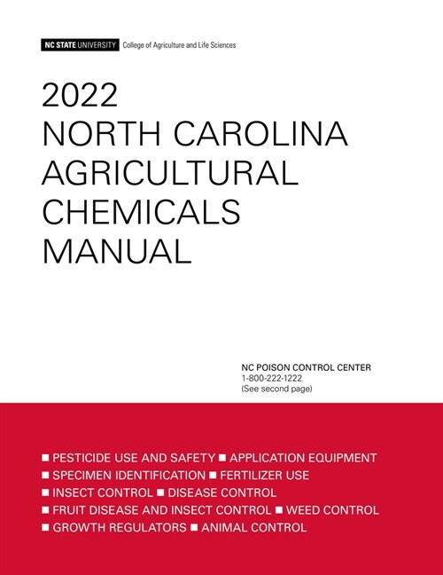 2022 North Carolina Agricultural Chemicals Manual (Paperback)