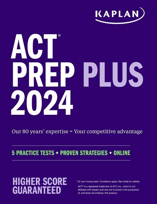 ACT Prep Plus 2024 (Paperback)