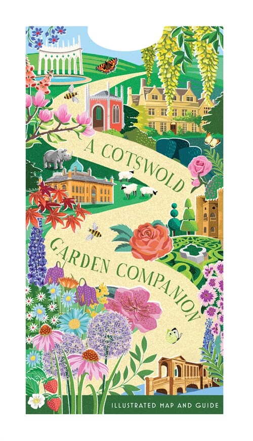 A Cotswold Garden Companion : An Illustrated Map and Guide (Other Book Format)